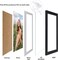 5x7 Picture Frames with Mat Set of 15, Black Wood Photo Frames Bulk Pack, Display 5x7 Photos with Mat or 6x8 Without Mat, MDF Wood Multi Matted Frames for Wall & Tabletop Gallery Display